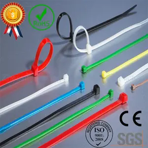Zhejin 1000 pcs naturel 6.0 " Nylon Zip plastique garniture Wrap câble boucle Wire Ties