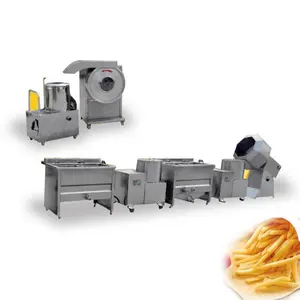 Ligne de production automatique de frites, pommes de terre, 600 m, de haute qualité