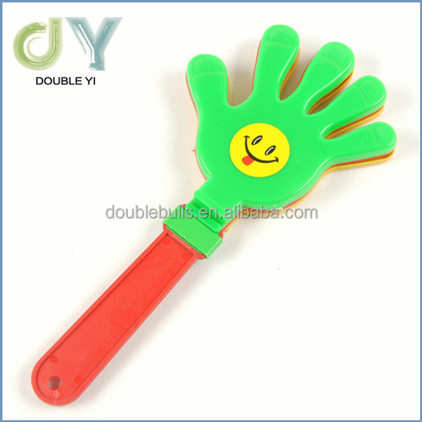 28 cm goedkope hand klepel voor groothandel, plastic clap handen