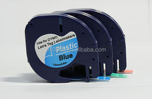 Cintas de Etiquetas LT 91200 de 12 mm * 4 m, Negras sobre Blanco, para Impresora <span class=keywords><strong>Dymo</strong></span> <span class=keywords><strong>Letra</strong></span> <span class=keywords><strong>Tag</strong></span> Series - Product Image 5