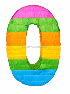 Nouveau dernier style arc-en-ciel numéro 10 <span class=keywords><strong>Pinata</strong></span> pour fête d'anniversaire d'enfants - Product Image 2
