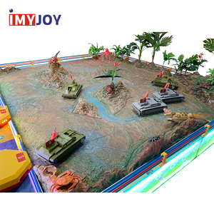 Multijugador juego de Carnaval de rotación de 360 grados juegos loco tanque - Product Image 6