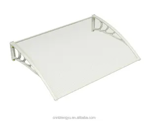 Chất Lượng Cao PC Cửa Sổ Cửa Tán/DIY Nhựa Cửa Tán Mái Hiên/Polycarbonate Mái Hiên