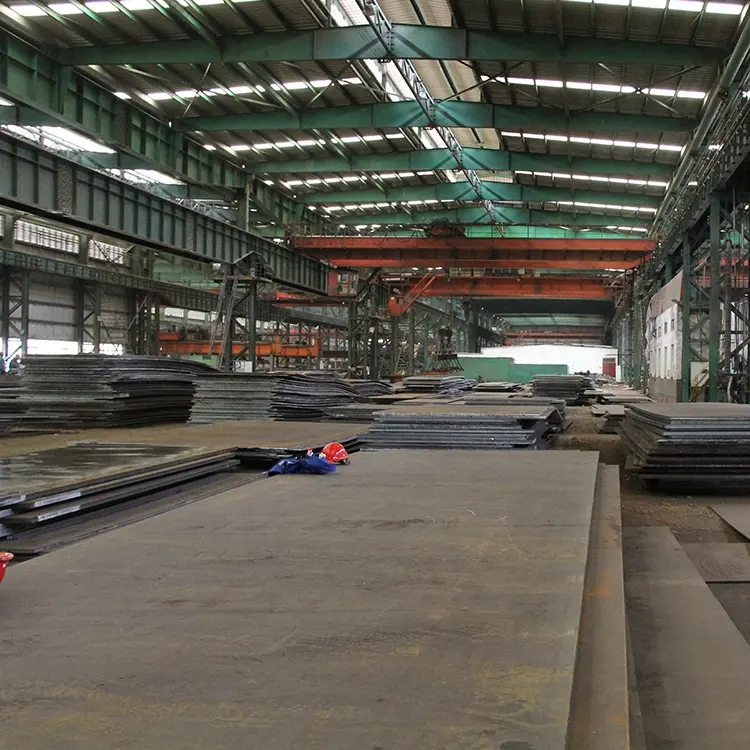 High strength carbon steel sheets S450J0 steel plate fabrication and processing with flame cutting