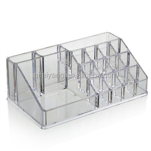 Good selling 100% factory acrylic makeup organizer/acrylic makeup storage boxes/mac foundation makeup