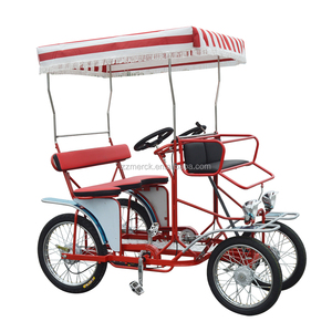 Quadriciclo <span class=keywords><strong>a</strong></span> <span class=keywords><strong>Pedali</strong></span> Cruiser da Spiaggia in Vendita con Ricambi Gratuiti, Bici Tandem Surrey Turistica <span class=keywords><strong>a</strong></span> 4 Posti - Product Image 4