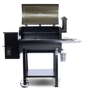 Barbecue à granulés professionnel électrique <span class=keywords><strong>Traeger</strong></span>, fumoir à granulés, chariot électrique en acier inoxydable, chariot pour fût à huile - Product Image 2