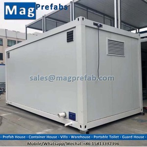 20フィートプレハブコンテナ式可動式公衆トイレキャビンユニットバスルームポッド - Product Image 5