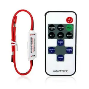 12 V RF Wireless Remote Switch Control lerIn-linie Led Dimmer 10-ebene Dimmer Für Mini LED Streifen licht Spannung Regler