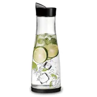 Soda Lime Glass Cà Phê Xanh Carafe Với Nắp Nhựa