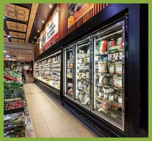 ตั้งตรงซูเปอร์มาร์เก็ต<span class=keywords><strong>ตู้เย็น</strong></span>ขนาดเชิงพาณิชย์เบียร์คูลเลอร์6ประตูกระจกตู้แช่แข็งราคา - Product Image 4