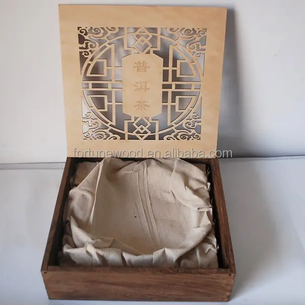 Boîte en bois découpé au laser, avec logo personnalisé, pour emballage cadeau, 50 pièces