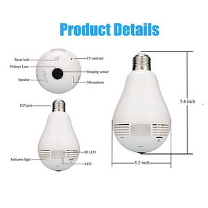 Ojo de pez de 360 grados camaras de seguridad ip wifi para importar - Product Image 2