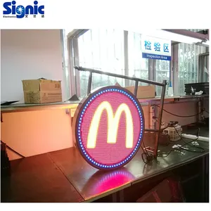 LED Display Billboard USB Wifi Editable Support Text Logo Image Full Color LED Scroll Sign