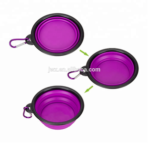 Umwelt freundliche tragbare Haustier Hund Slow Feeding Bowl Erhöhte Silikon Wasserfilter Stand Stylish und Love Style - Product Image 4