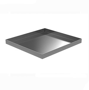 Vassoio di metallo rettangolare personalizzato per il taglio Laser CNC e la fabbricazione di saldatura OEM lamiera d'acciaio personalizzabile - Product Image 1