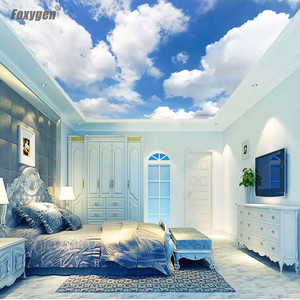 Diseños <span class=keywords><strong>de</strong></span> Techo Pop, Techo Extensible Tipo <span class=keywords><strong>Cielo</strong></span> para Vestíbulo, Decoración del Hogar, Película <span class=keywords><strong>de</strong></span> Techo Extensible <span class=keywords><strong>de</strong></span> <span class=keywords><strong>PVC</strong></span> Impresa - Product Image 1