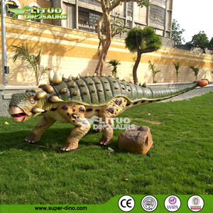 Équipement de terrain de jeux Dinosaure animé grandeur nature en mouvement Ankylosaurus - Product Image 5