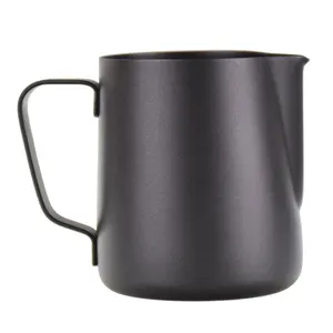 Ecocoffee LH350B Hoge Kwaliteit Food Grade Rvs Zwarte Koffie Mok Melk Werper 304 Giet Over Koffie Pot