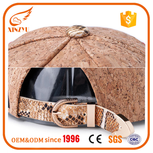Casquettes Snapback à 5 panneaux en cuir <span class=keywords><strong>de</strong></span> serpent avec plaque dorée et visière en métal – Prix abordable - Product Image 6