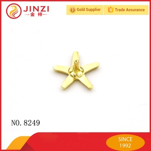 Usine de fabrication de mode décoratif étoiles de mer en métal et shell rivets - Product Image 5