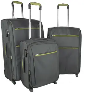 oytb-10尼龙1200d织物独特的手推车行李箱套装3在1其他行李用于商务