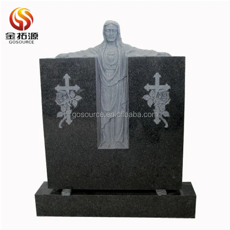 Jesus Christ granite headstone