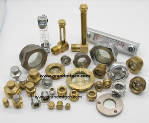 Mặt Bích Hợp Nhất Sight Glass Nickel Mạ Với Thủy Tinh Tự Nhiên Để Làm Lạnh Thiết Bị - Product Image 1