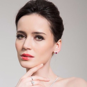Teemi Cubic Zirconia Jewelry Cuatro opciones de color lindo Plaza Piedra Publicar Stud Pendientes de Corea del estilo de la moda - Product Image 4