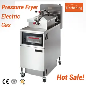 Henny Penny Computron 8000 Gas Druk Friteuse met Olie Filterlarge gas druk friteuse