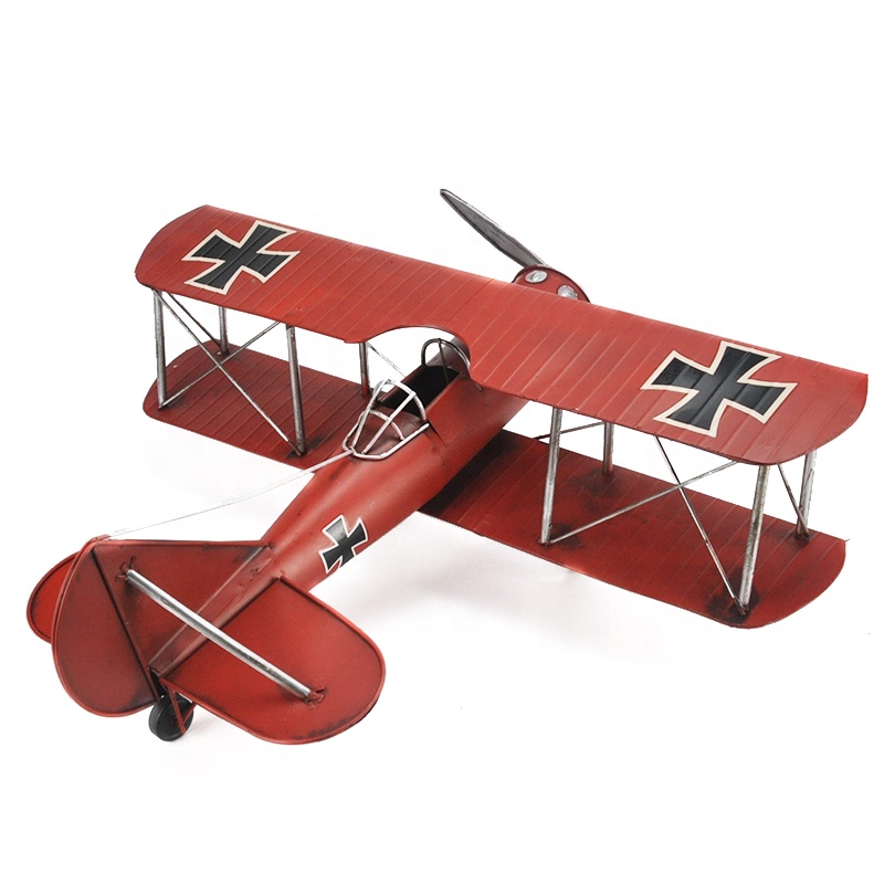 Vintage modèle d'avion, Mini métal Biplan modèle d'avion de Jouets pour