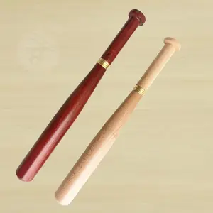 Novelty Toy Wooden Hand Craft Baseball Bat Stationery Pen