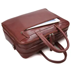 J.M.D Wholesale Men Briefcase Bag High Quality Business Leather Shoulder Messenger Bags Office Handbag Laptop Bags