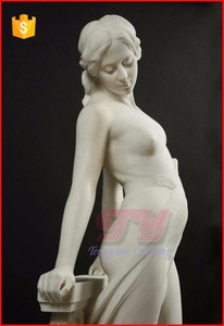 Meilleure sculpture de femme nue en marbre pour l'intérieur, statue de fille nue sexy - Product Image 2