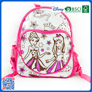 Nuovo stile bello DIY <span class=keywords><strong>colorare</strong></span> borsa con stampa del fumetto per gli studenti - Product Image 1