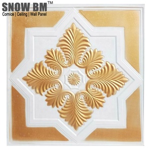Plaque de plâtre de couleur dorée, couleur POP, <span class=keywords><strong>faux</strong></span> <span class=keywords><strong>plafond</strong></span> - Product Image 1