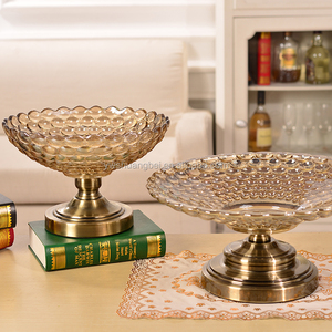 <span class=keywords><strong>Assiettes</strong></span> à fruits classiques <span class=keywords><strong>en</strong></span> <span class=keywords><strong>verre</strong></span>, pour mariage ou dîner, bon marché, 12 pièces - Product Image 1