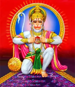 3d بطاقة مخصصة ملصق الإله الهندي