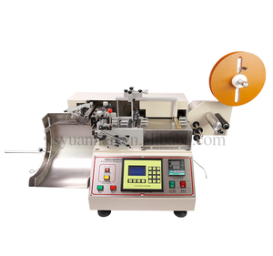 Kecepatan tinggi akurat dan mudah dioperasikan penuh otomatis tas susun pakaian tenun <span class=keywords><strong>label</strong></span> pita mesin pemotong - Product Image 1