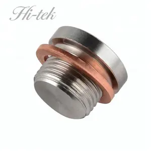 M18*1.5 Hex socket Zinc plated Magnetic drain plug with sealing ring