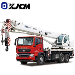 Xuzhou fabricante produzir 30 toneladas 4 seções boom montado hidráulico caminhão móvel guindaste
