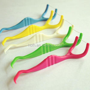 UHMWPE forma de Y selección de la seda dental floss mondadientes con mango largo - Product Image 1