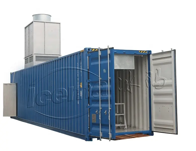 15 Ton Container Blok Ijs Machine Met Mobiele Plant
