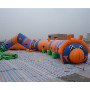 Parcours d'obstacles gonflable en forme <span class=keywords><strong>de</strong></span> <span class=keywords><strong>ver</strong></span>, aire <span class=keywords><strong>de</strong></span> jeux gonflable pour enfants - Product Image 3