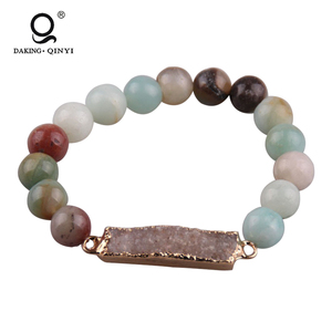Nuevo diseño energía pulseras regalo <span class=keywords><strong>joyería</strong></span>, amazonita pulsera de ónix - Product Image 4