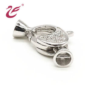 תכשיטים מותאמים אישית יצרן אבזם מתכוונן זוגי שרשרת כסף סטרלינג 925 אבזם לובסטר אבזם הנעילה - Product Image 2