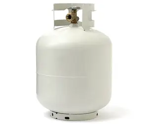 DOT standard 20lb empty propane tank used for gas grills and propane fueled appliances