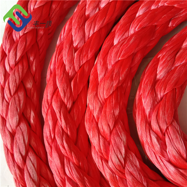 Offshore Boat 12 Strand UHMWPE Rope UV Resistant Marine Mooring Rope