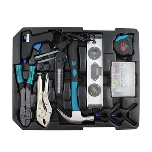 Bộ Dụng Cụ Cầm Tay Bền Với Vỏ Xe Đẩy ABS Màu Xám 186 Chiếc Hộp Công Cụ Bộ Cơ Khí - Product Image 2