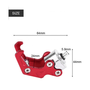 Universal 6mm aleación de aluminio de Scooter de motocicleta casco bolsa de suspensión de gancho de equipaje - Product Image 3
